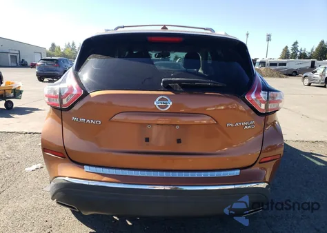 2015 Nissan Murano S z USA, uszkodzony, nr VIN 5N1AZ2MH3FN258087